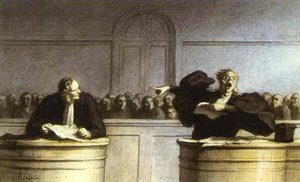 A Famous Motive — Honoré Daumier