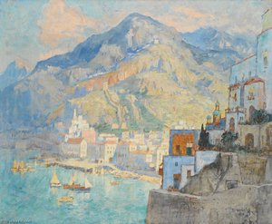 View Of Amalfi — Konstantin Ivanovich Gorbatov
