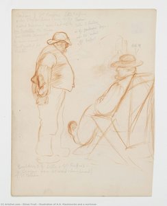 Illustration of A.H. Mackmurdo and a workman