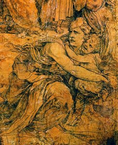The Puncturing Of The Jews By The Levites — Domenico Di Pace Beccafumi, Mannerism