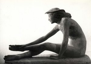 Young Girl By The River — Venanzo Crocetti