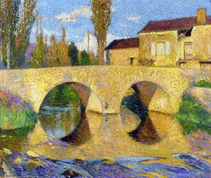 The Pont De La Bastiide Du Vert — Henri Jean Guillaume Martin