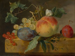 Fruit Still Life — Jan Van Huysum, Dutch Golden Age