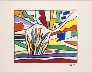 Models, Mosaic Project For Gaz De France Alforville — Fernand Léger