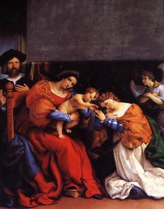 The Mystic Marriage Of St Catherine — Lorenzo Lotto