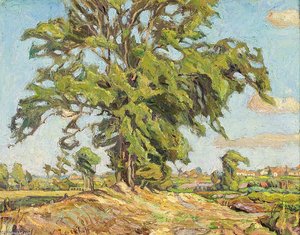Tree Outside The Village — Nikolai Aleksandrovich Tarkhov