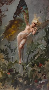 The Poppy Fairy — Luis Ricardo Falero