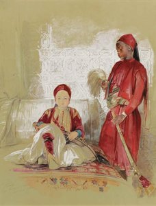 Prince Hassan And His Nubian Servant — John Frederick Lewis