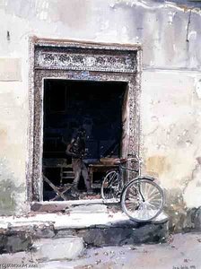 Dark Interior, Zanzibar — Lucy Willis