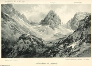Deutsch Hanauer Hütte Und Umgebung — Edward Theodore Compton