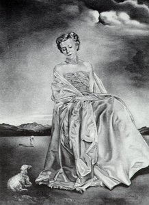 Untitled - Portrait Of A Woman, 1945 — Salvador Dalí, Surrealist