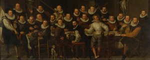 The Company Of Captain Gillis Jansz Valckenier And Lieutenant Pieter Jacobsz Bas, Amsterdam, 1599, Pieter Isaacsz., 1599 — Pieter Isaacsz