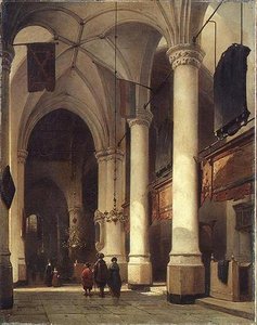 Le Choeur De La Grote Kerk — Johannes Bosboom