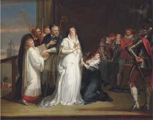 Mary, Queen Of Scots, Taking Her Leave Of Sir Arthur Melville, On Her Way To Execution — Richard Westall
