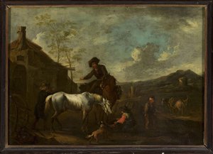 Watering The Horses — August Querfurt