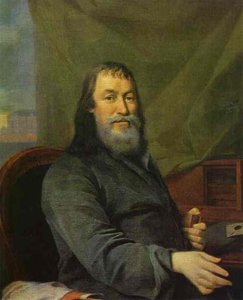 Portrait Of I. K. Bilibin The Big — Dmitry Grigoryevich Levitsky