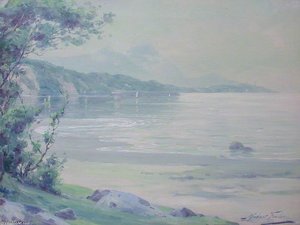 Shore Scene, Aberdovey — Robert Fowler