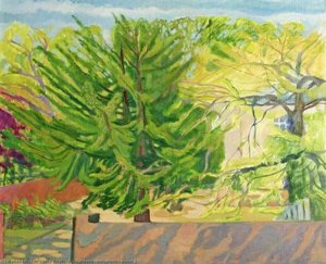 Gardens (polyptych, Panel 2) — Jane Brighton