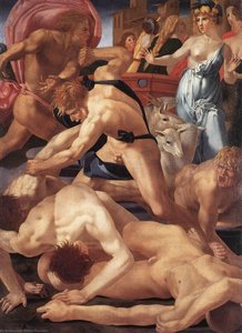 Moses and Jethro's daughters, - (160x117)