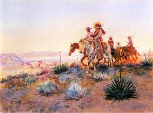 Mexican Buffalo Hunters — Charles Marion Russell