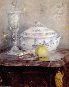 Tureen And Apple — Berthe Morisot