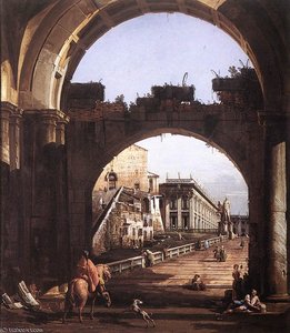 Italy - Capriccio Of The Capitol — Bernardo Bellotto