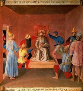 El Escarnio De Jesucristo — Fra Angelico, Early Renaissance
