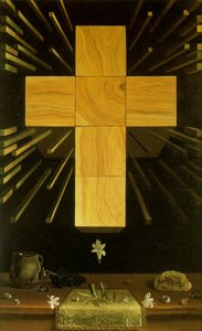 Arithmosophic Cross, 1952 — Salvador Dalí, Surrealist Painting