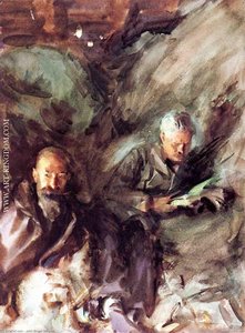 In A Hayloft — John Singer Sargent