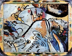 Glass Painting With The Sun (small Pleasures) — Wassily Wassilyevich Kandinsky, Abstract Expressionism