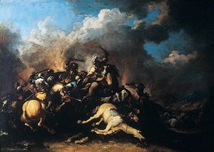 Battle Scene — Antonio Maria Marini