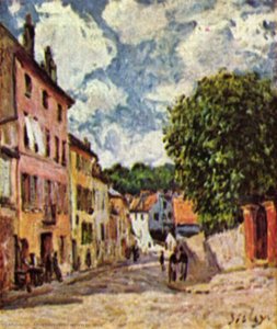 Street In Moret Sur Loing — Alfred Sisley
