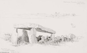 Cromlech Near Criccieth, North Wales Coast Near Pensarn, North Wales — George Elbert Burr