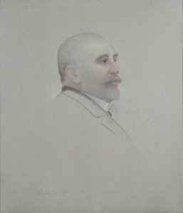 Portrait Of P. Papathanasiou — Konstantinos Parthenis