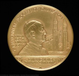 Galveston Diocese Centennial Medal — Anthony De Francisci