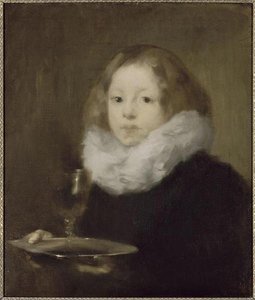 L'enfant Au Verre — Eugène Anatole Carrière