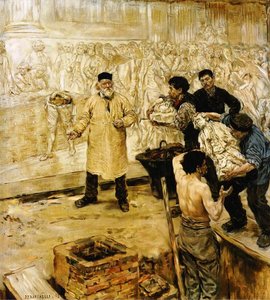 At The Foundry — Jean-françois Raffaelli, Realism