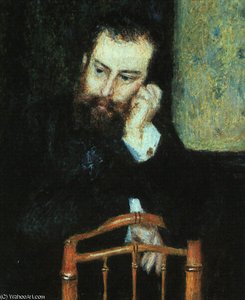 Portrait Of Alfred Sisley, Art Institute Of — Pjer Ogist Renoar, Post-impressionism