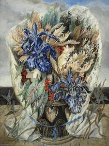 Iris And Parrot Tulips — Dorothy Larcher