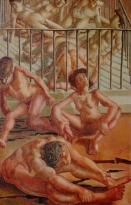 Sunbathers At Odney, Berkshire — Sir Stanley Spencer