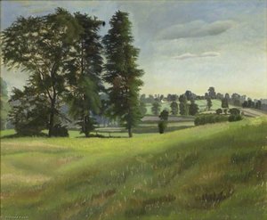 Elm Trees At Garsington — Gilbert Spenser