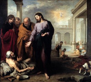Christ At The Pool Of Bethesda — Bartolomé Esteban Murillo