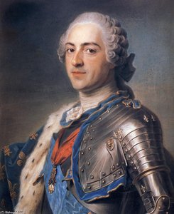 Portrait Of King Louis Xv — Maurice Quentin De La Tour