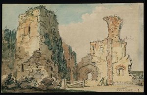 The Ruins Of Middleham Castle, Yorkshire — Thomas Girtin