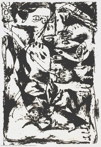 Untitled (silkscreen I) — Jackson Pollock, Abstract Expressionism