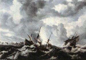 Storm On The Sea — Bonaventura I Peeters