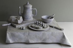 Breakfast Of Bread And Grapes — Maria Teresa Romero
