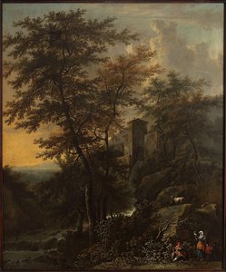 Pastoral Landscape With A Watermill — Jacob De Heusch