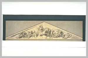 Fronton Avec Le Char D'apollon — Charles Le Brun