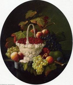 Still Life with Basket of Strawberries
